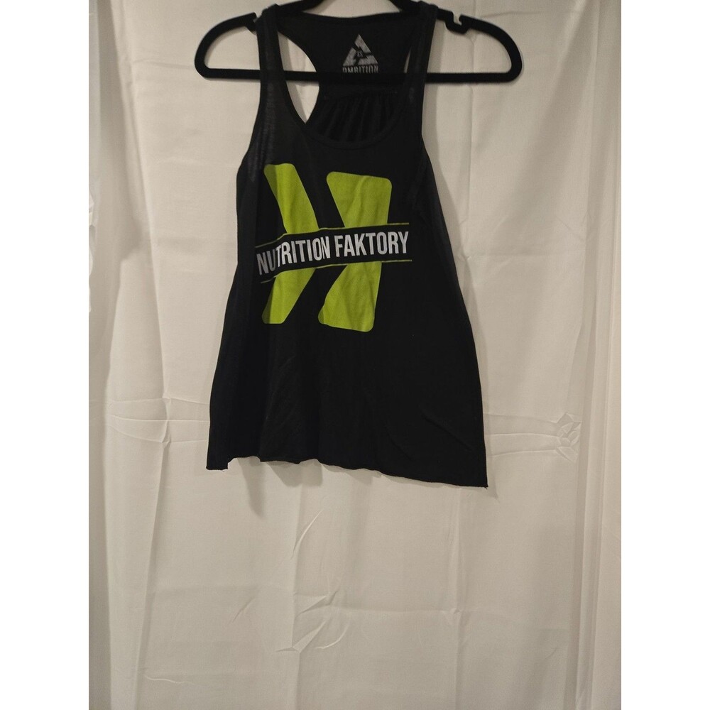 Nutrition Faktory Ambition Women's Racerback Tank Top Black XS